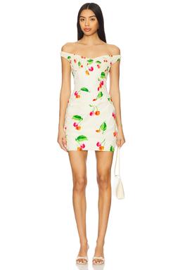 Off Shoulder Pleated Mini Dress