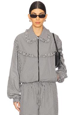 Archie Ruffle Trim Track Jacket