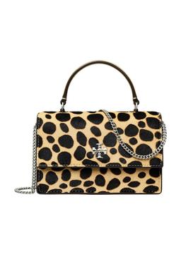 Kira Haircalf Mini Top Handle Chain Wallet
