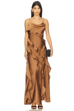Ellen Ruffle Gown