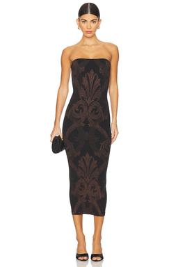 X Etro Metallic Jacquard Dress