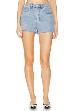 Denim High Rise Short