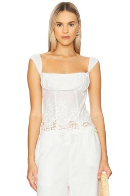 Wide Strap Ruched Cup Corset