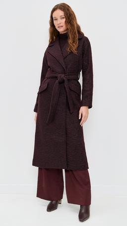 Relaxed Belted Coat