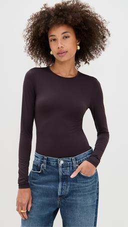 Aura Long Sleeve Thong Bodysuit