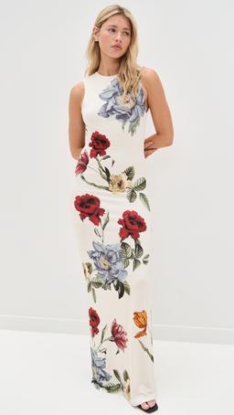 Delora Open Back Maxi Dress