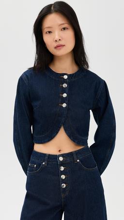 Angelina Denim Top