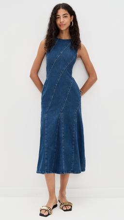 Raven Denim Midi Dress