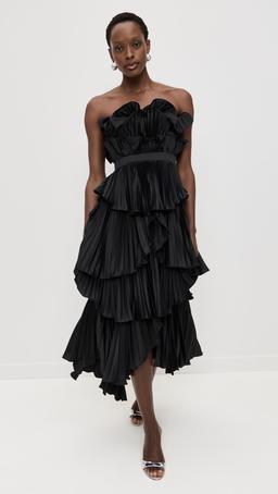 Judah Scallop Pleated Dress