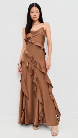 Ellen Ruffle Gown