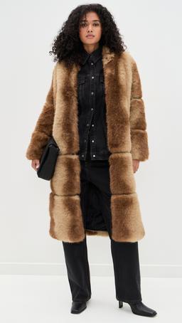 Sylke Faux Mink Coat