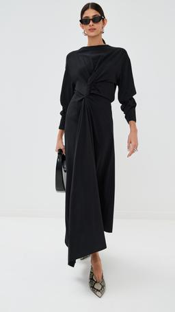 Knotted Jersey Dress