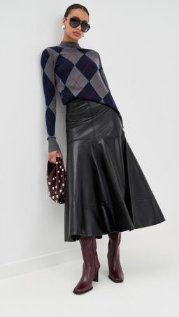 Flared Hem Skirt