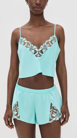Leonora Luxury Satin Cami and Short Set