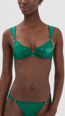 Octavia Luxury Satin Wired Moulded Bra