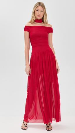 Deija Off Shoulder Maxi Dress