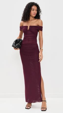 Poppy Gathered Maxi Dress