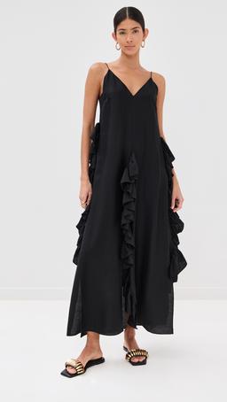 Stasia Slit Frill Dress