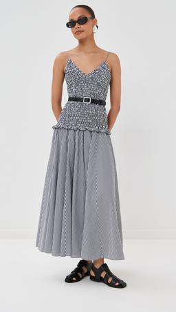 The Josie Spaghetti Strap Dress with Smocked Bodice