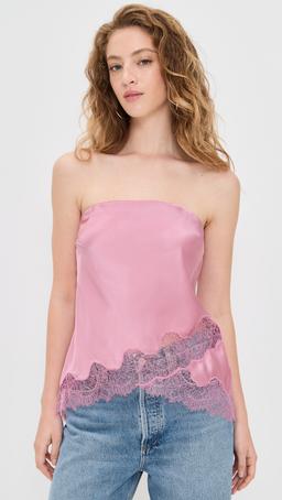 Odessa Strapless Silk Camisole