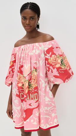 Off Shoulder Puff Dress