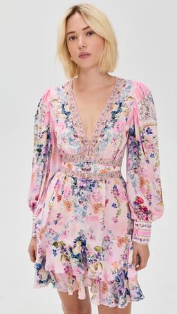 Button Front Frill Dress