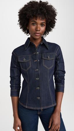 Denim Scrunched Canyon Jacket