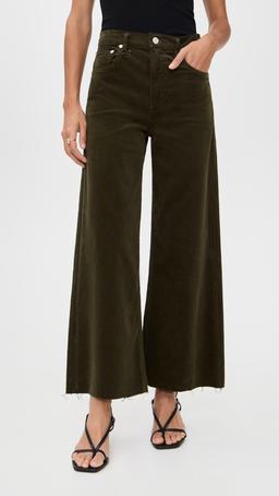 Lyra Wide Leg Corduroy Crop Pants
