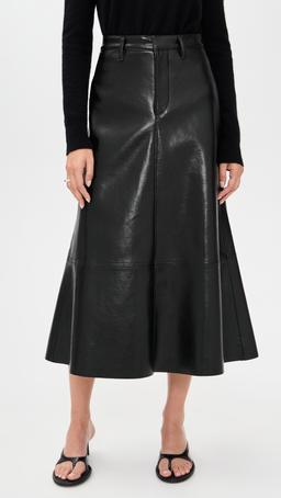 Cassia Leather Skirt