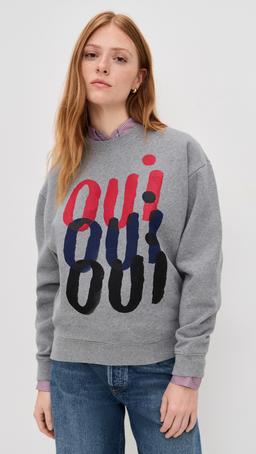 Triple Oui Oversized Sweatshirt