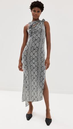 Asymmetric Flower Gown