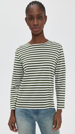Long Sleeve Boat Neck Tee
