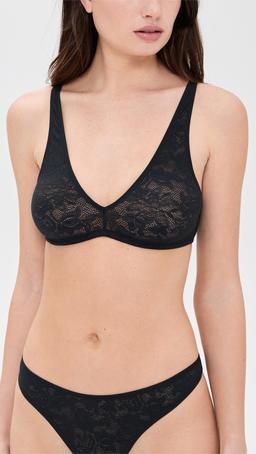 Soft Stretch Lace Plunge Bralette