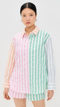 Colorblock Stripe Shirt