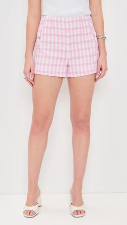 Tweed Buttoned Shorts