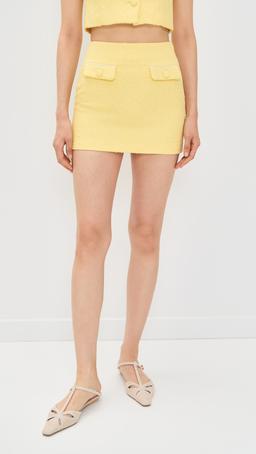 Tweed Combination MIni skirt