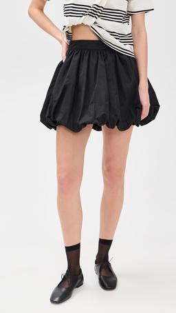High Waisted Bubble Skirt