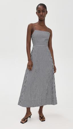 Textured Gingham Dress