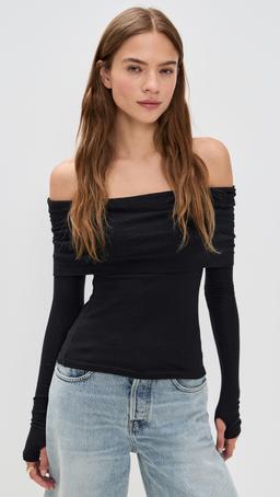 Cashmere Off-Shoulder Top