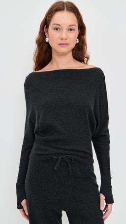 Cashmere Jersey Dolman Top