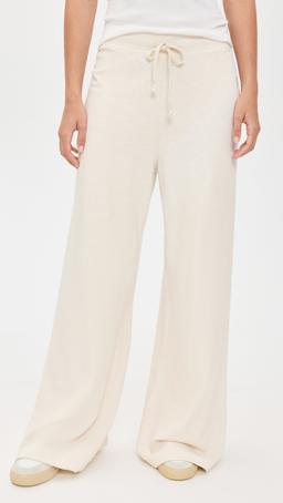 Drawstring Wide Leg Sweatpants
