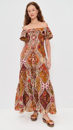 Off Shoulder Maxi Dress