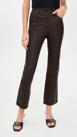 The Leather Reboot Crop Pants