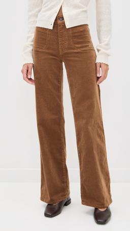 Le Slim Palazzo Modernist Pocket Corduroy Jeans