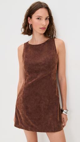 Atlas Faux Suede Mini Dress