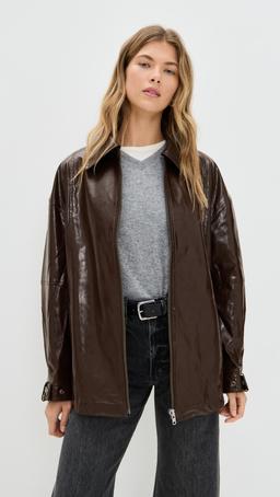 Sloane Faux Leather Jacket