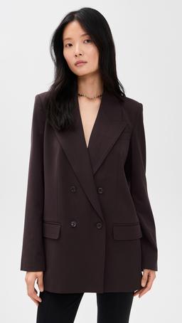 Essential Suiting Oversized Double Breasted Blazer