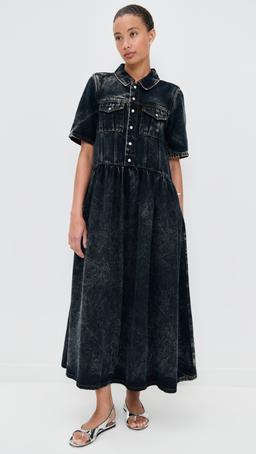 Light Denim Long Dress