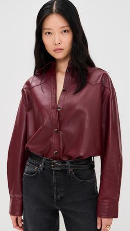 Belty Leather Jacket