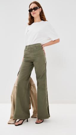 Zipped Wide Pants